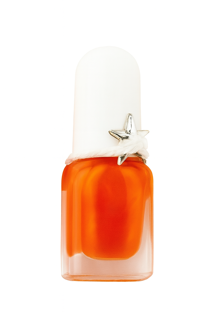 Scenties by Tuff Scentence Scent Infused Nail Polish™Orion's Belt/Orange Nail Polish/Moroccan Rose Scent
