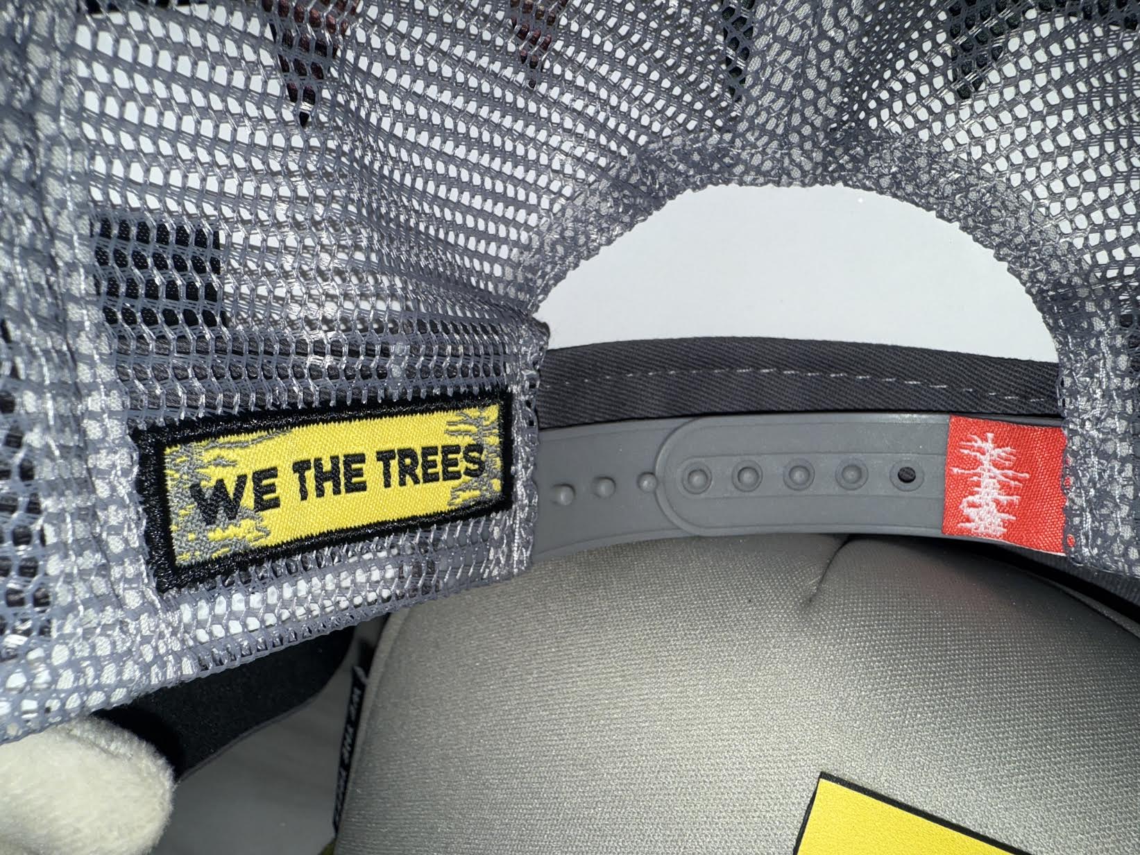 Bee Tuff Scent™ Bear Trucker Hat by We The Trees™ Charcoal with Black Brim Tuff Scent Scenties by Tuff Scentence™ in Chai Tea (Spice Scent)