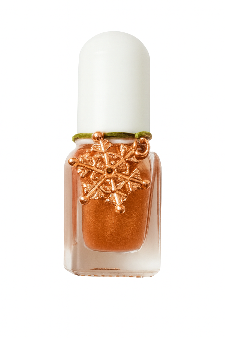 Scenties by Tuff Scentence Scent Infused Nail Polish™ Namaste/Rose Gold Glitter/Spice Scent