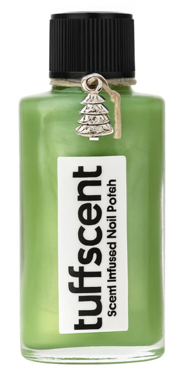 Tuff Scentence Scent Infused Nail Polish- Tree Pose- Bright Green - Matcha Scented Nail Polish