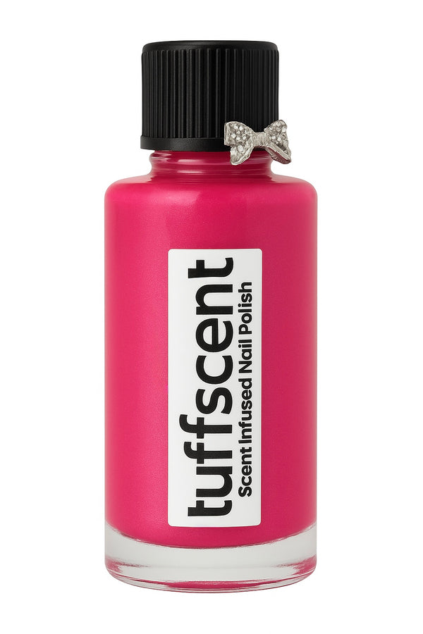 TuffScent™ Astral Whisper Pink Scent Infused Nail Polish by Tuff Scentence™ Scent: Vanilla Bean and Turbinado Sugar