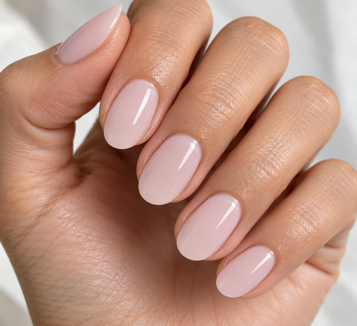 Tuffscent™ Steamy Affair, Milky Sheer Pink Scent Infused Nail Lacquer, Scent: Eycaluptus and Fresh Mountain Air