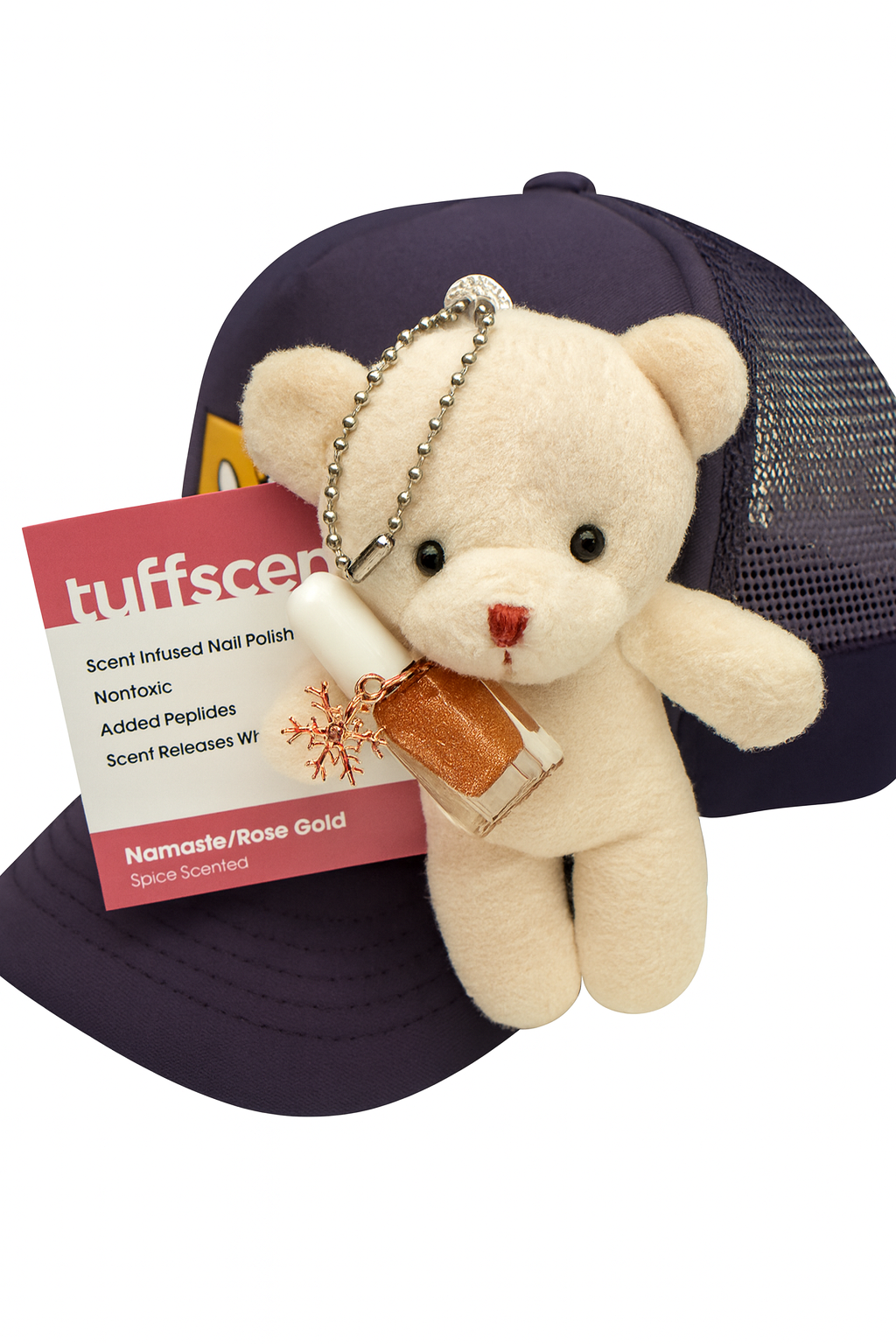 Bee Tuff Scent™Bear Trucker Hat by We The Trees™ Charcoal with Black Brim