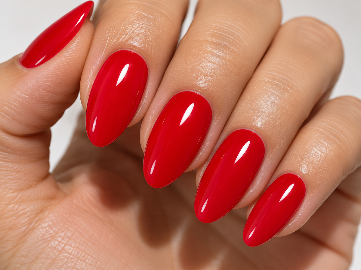 Tuffscent™Turbo Red, Scent Infused Nail Lacquer, Scent: Black Cherry