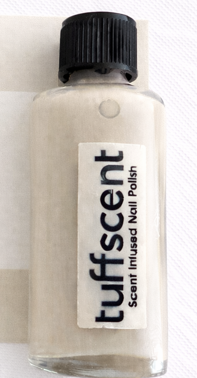 Tuff Scent Off White— Light Cream Scent Infused Nail Polish by Tuff Scentence™—French Croissant Scented