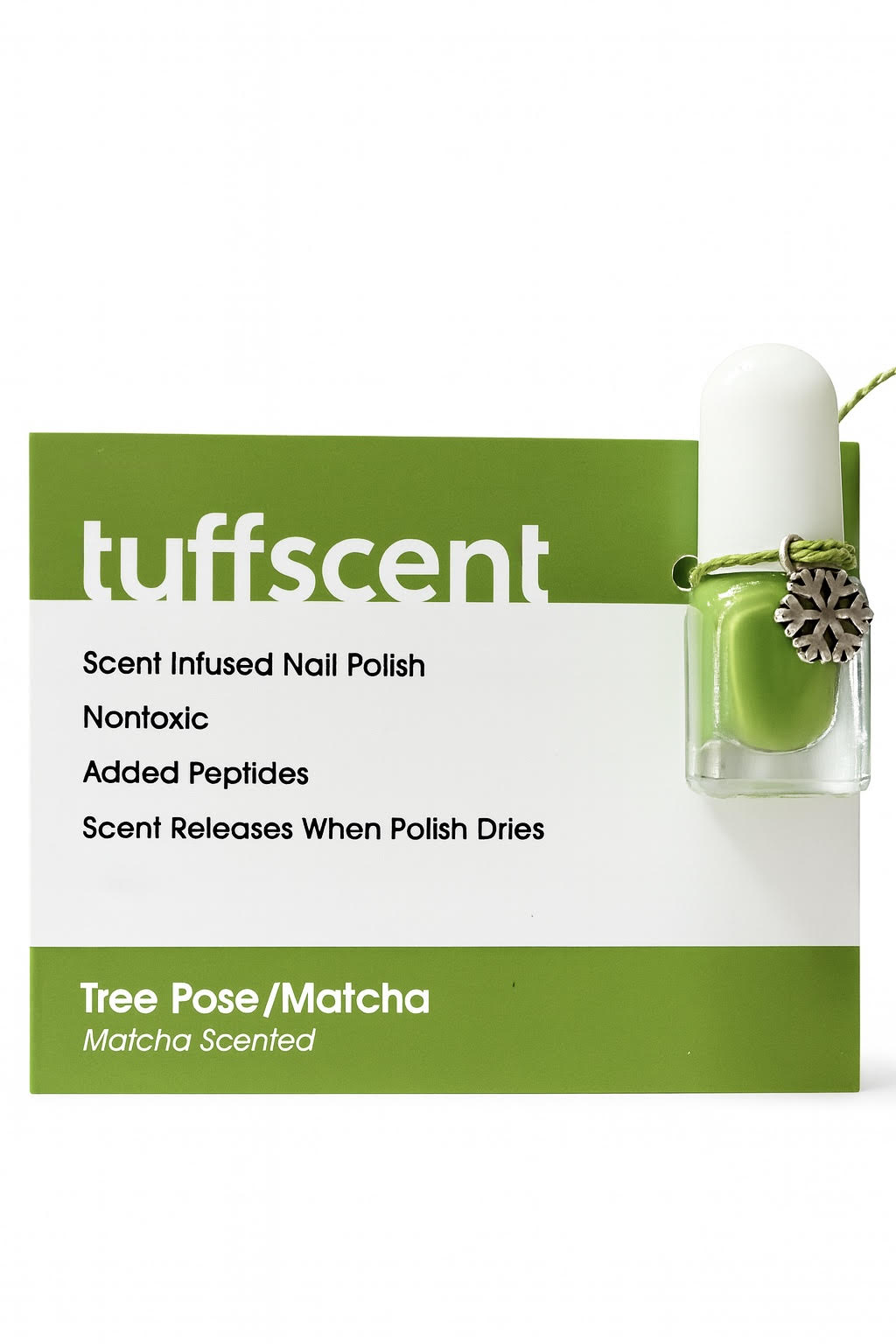 Scenties by Tuff Scentence Scent Infused Nail Polish -Tree Pose in Matcha Scent