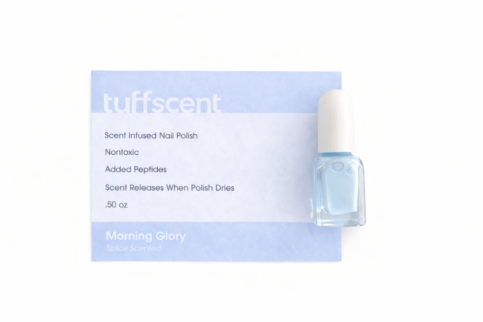 Tuff Scent Scenties Morning Glory Scent Infused Nail Polish by Tuff Scentence™ Morning Glory Scent 2ml