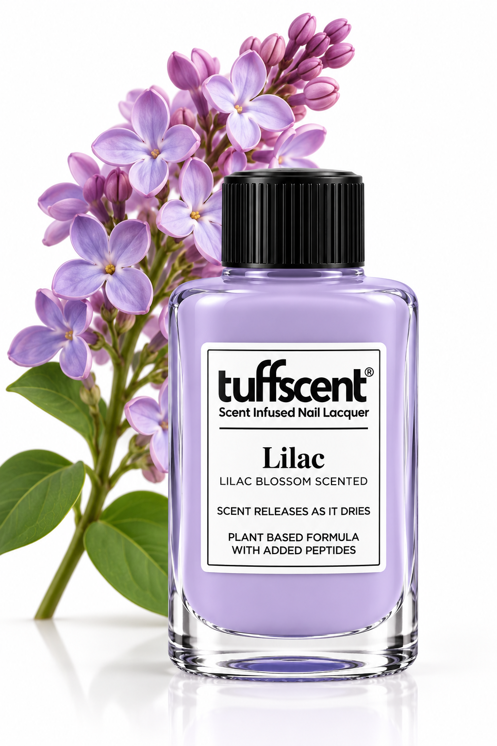 Tuffscent™ Lilac Scent Infused Nail Lacquer, Scent: Lilac Blossom
