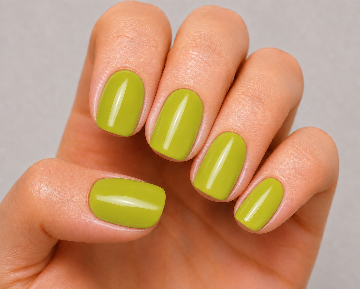 TuffScent Mini Scenties™ Lemon Lime Scented Green Water Based Nail Polish