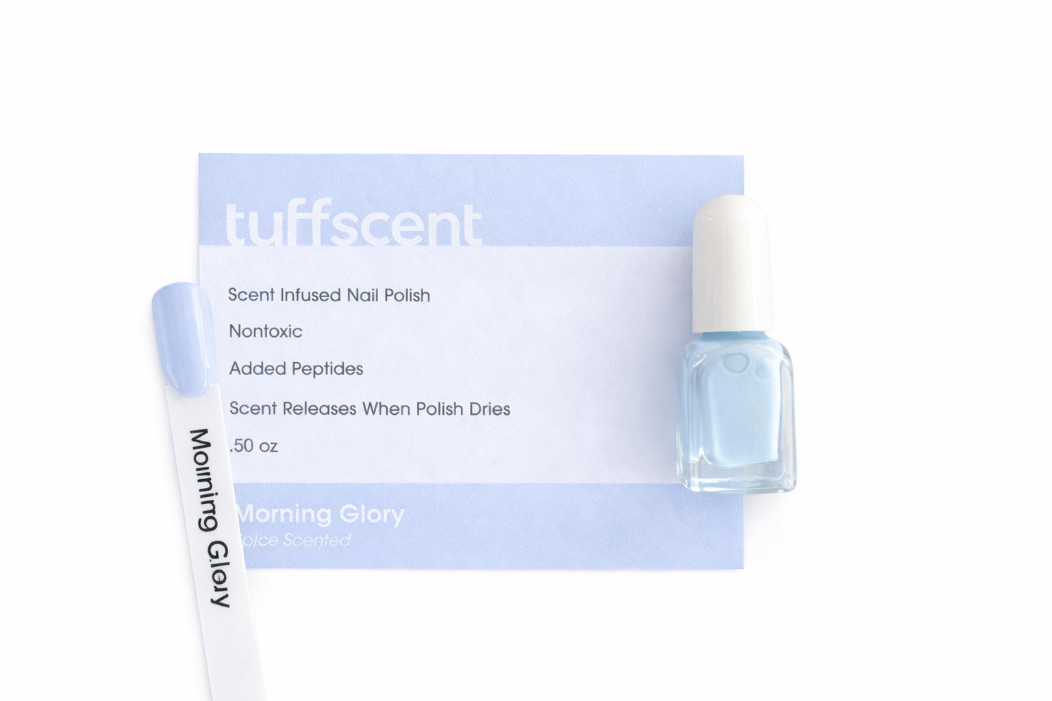 Tuff Scent Scenties Morning Glory Scent Infused Nail Polish by Tuff Scentence™ Morning Glory Scent 2ml