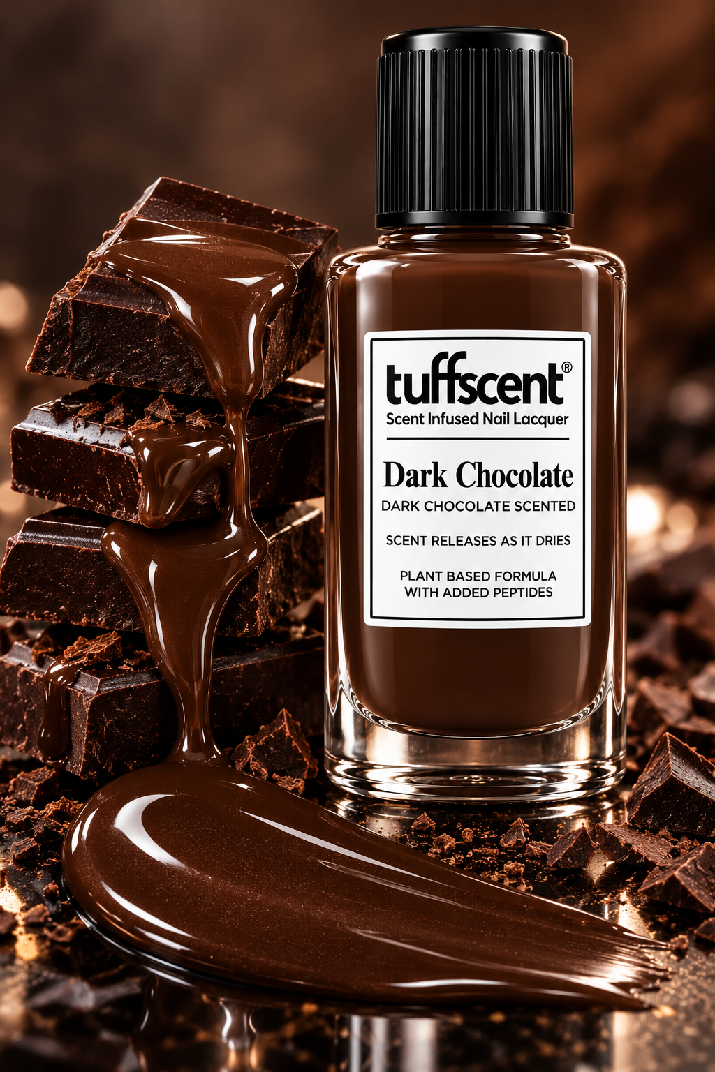 Dark Chocolate Brown – Chocolate Scented Nail Polish
