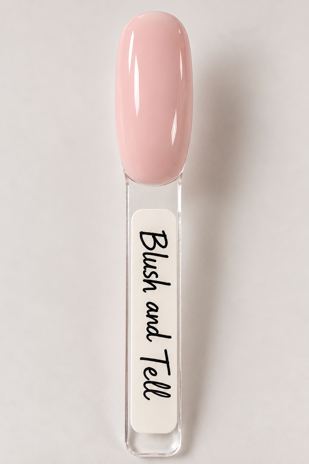 Tuffscent™ Blush and Tell, Sheer Pink Scent Infused Nail Lacquer, Scented: Fresh Rosewater and White Tea
