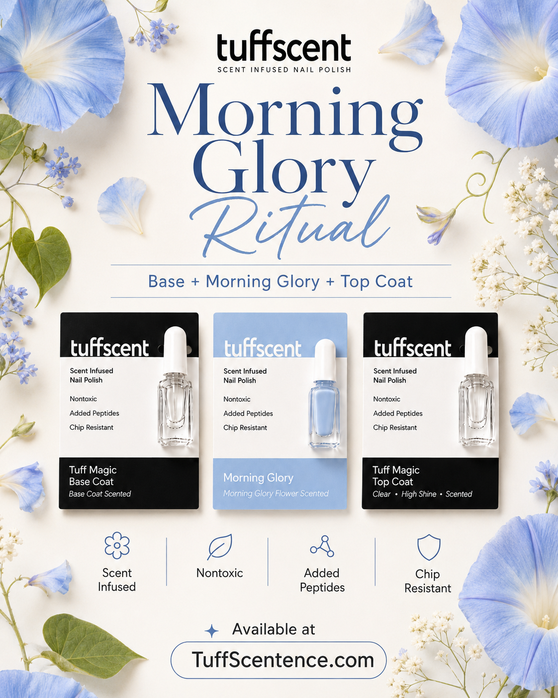 Tuff Magic Scented Pro System Morning Glory Manicure Set