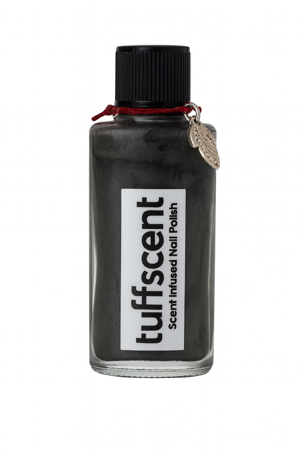 TuffScent™Lunar Eclipse Silver Scent Infused Nail Polish by Tuff Scentence™ Scent: Dragon's Gold Celandine