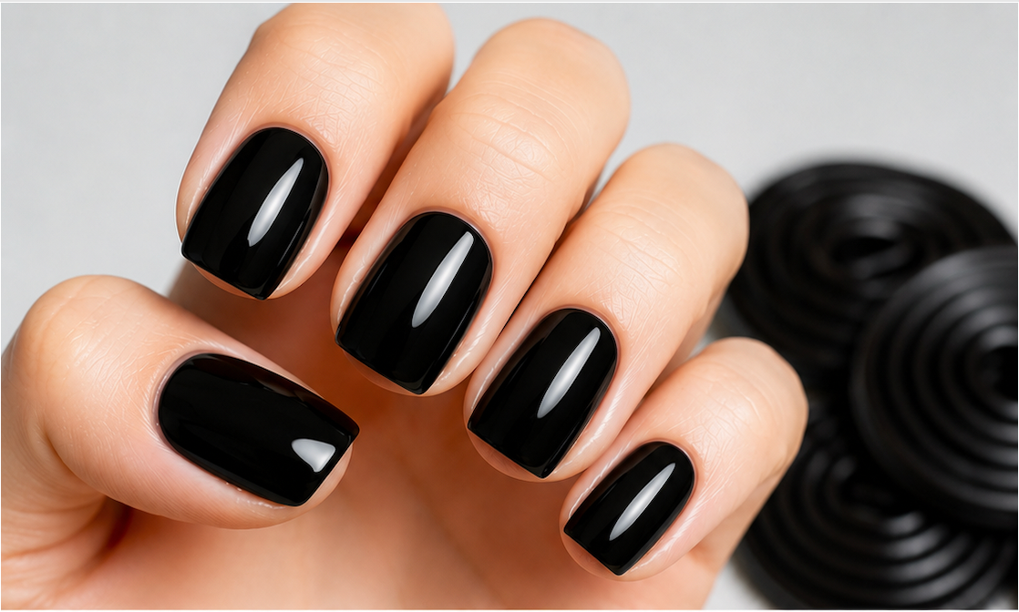 THE EMPOWERMENT RITUAL,  Tuff Magic Scented Base Coat, Black Licorice Scented Nail Polish, Tuff Magic Scented Top Coat