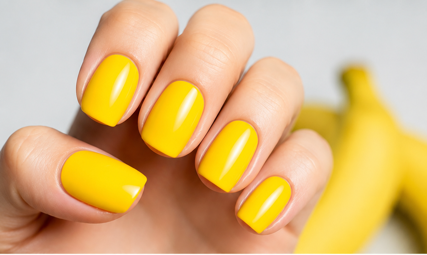 TuffScent Scenties Go Bananas Trio Set: Tuff Magic Scented Base Caat, Yelllow Banana Scented Nail Polish, Tuff Magic Scented Top Coat by Tuff Scentence™