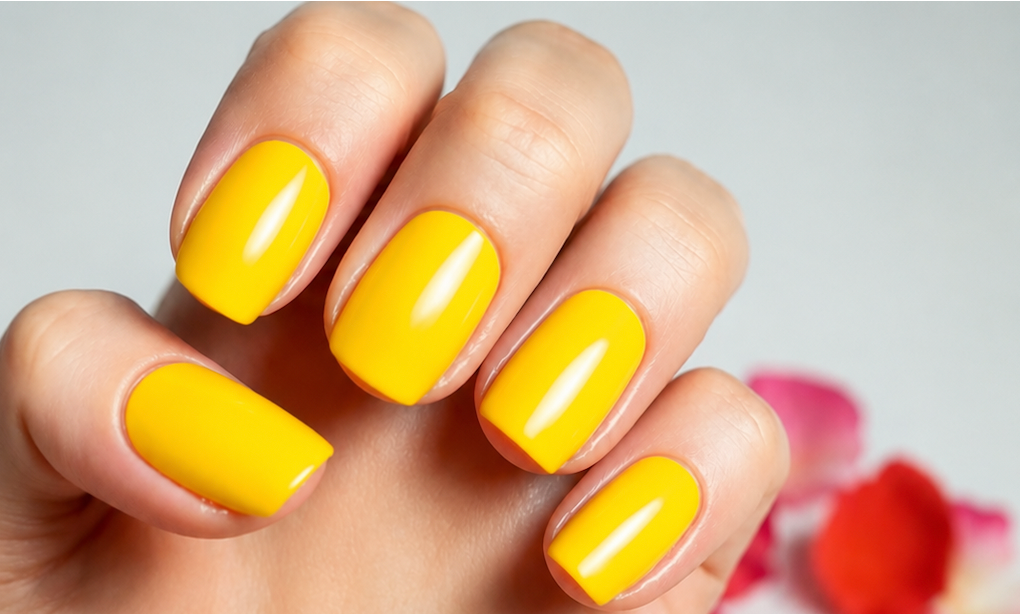 TuffScent™ Scent Infused Nail Polish Go Bananas Yellow Nail Poish Banana Scented by Tuff Scentence